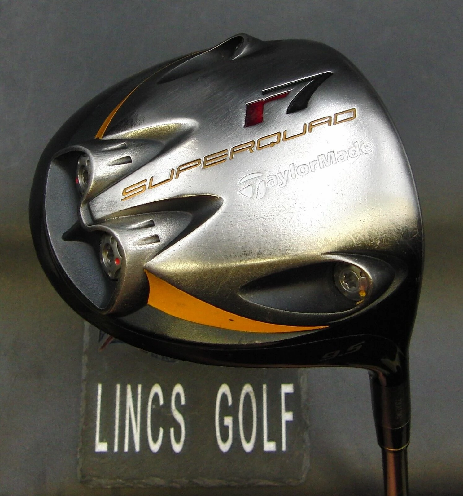 TaylorMade R7 Superquad 9.5° Driver Stiff Graphite Shaft TaylorMade Grip