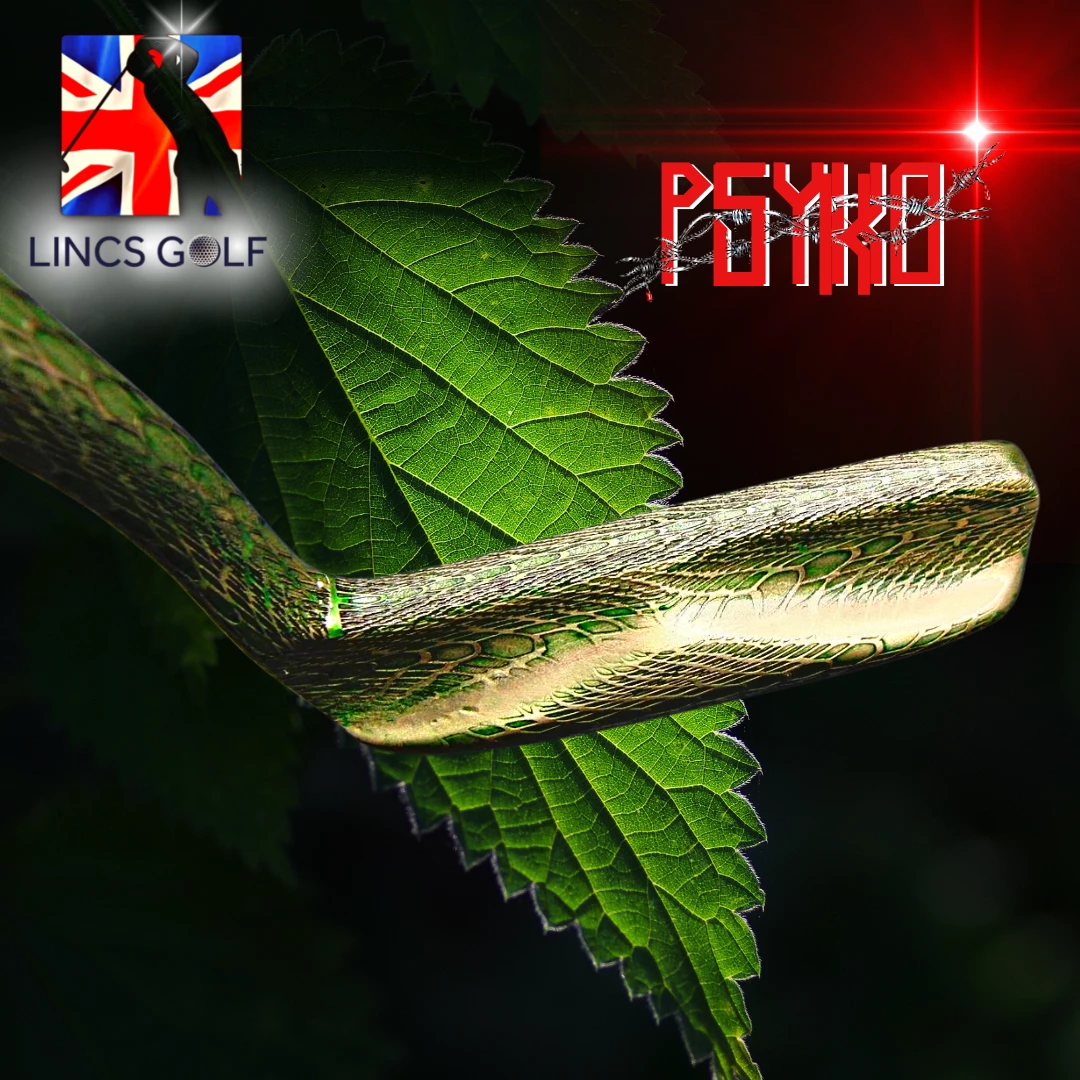 Custom PSYKO Art SnakeSkin Engraved Hand Forged Napa Putter 88cm Long - Image 9