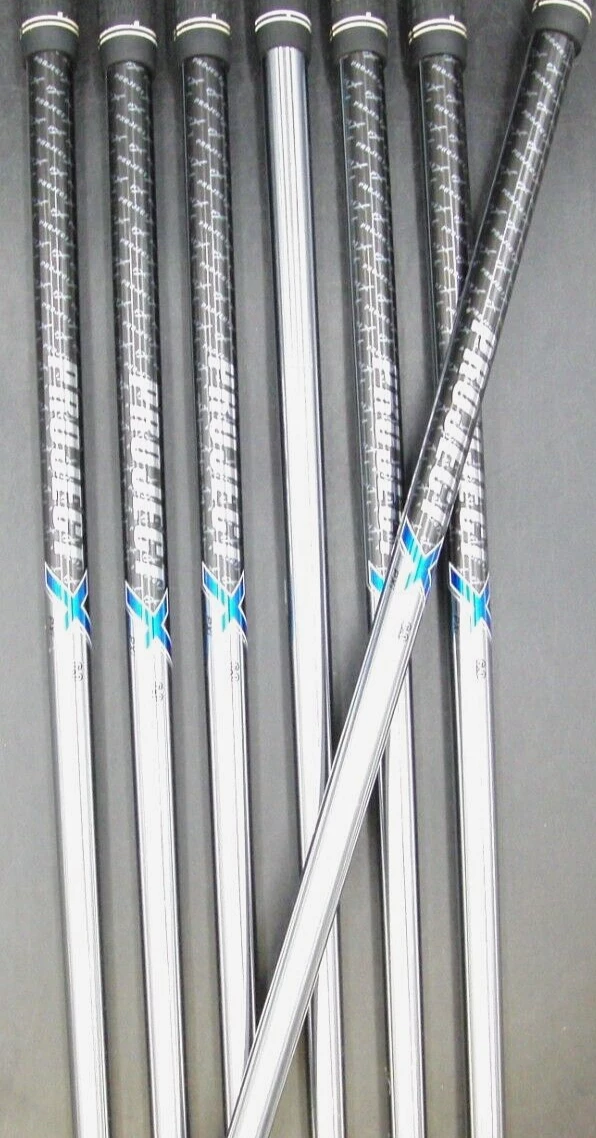 Set Of 7 X Callaway X Forged Irons 4-PW Stiff Graphite Shafts Lamkin Grips - Image 5