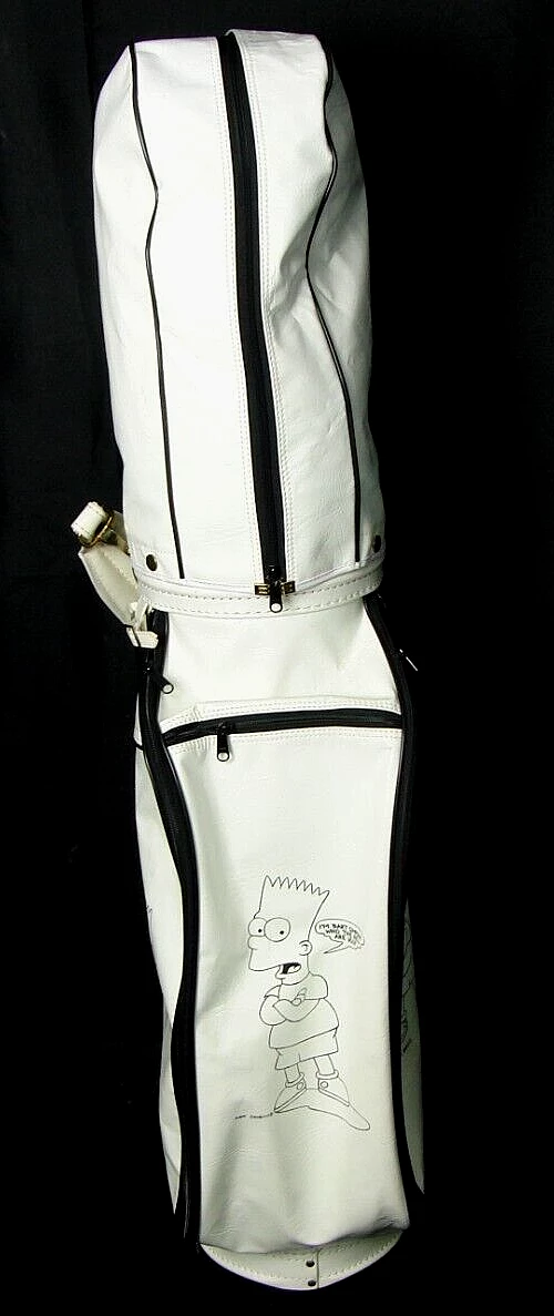 3 Division Bart Simpson Tour Cart Trolley Golf Clubs Bag - Image 2