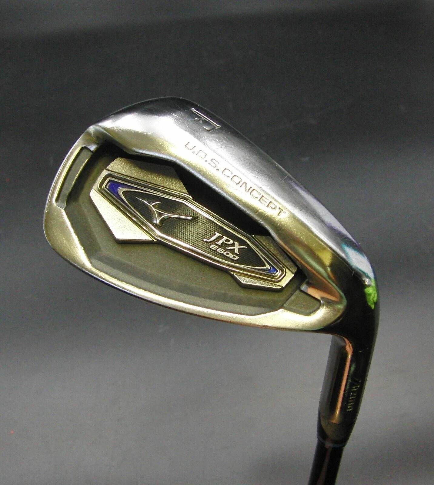 Mizuno JPX E600 UDS Concept Gap A Wedge Regular Graphite Shaft Gold Pride Grip