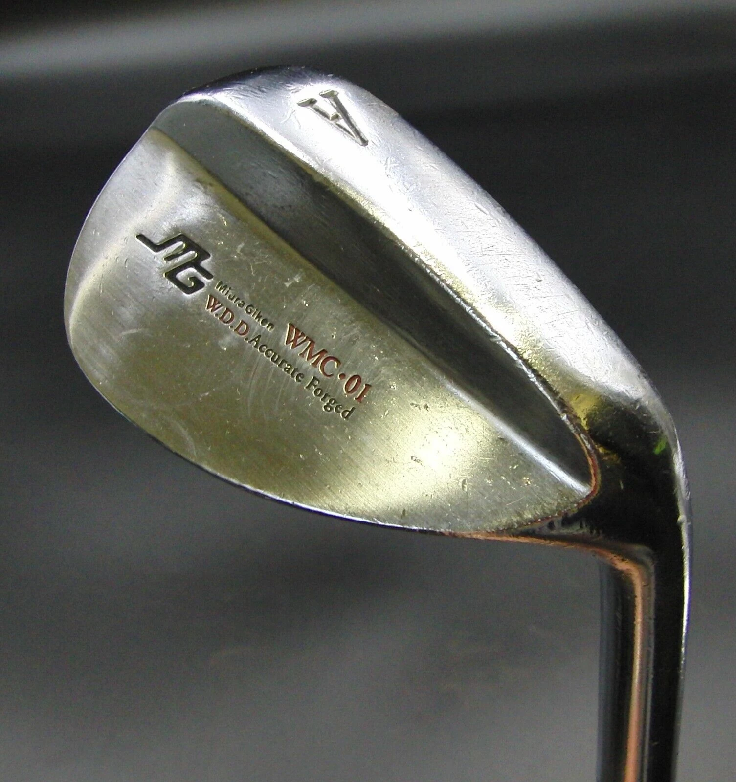 Rare Miura MG WMC .01 A Gap Wedge Accurate Forged Stiff Steel Shaft Royal Grip