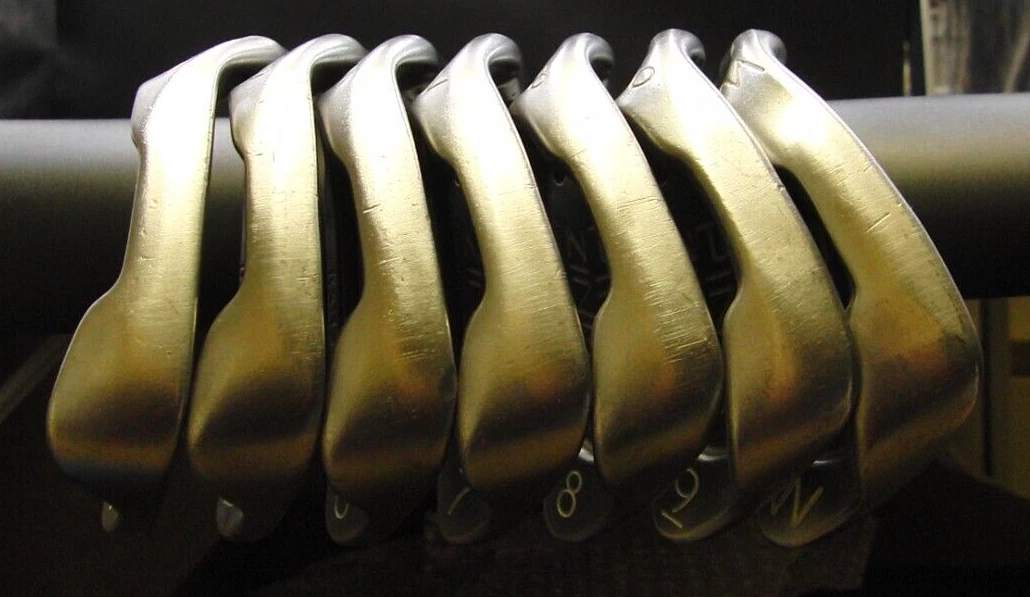 Left Handed Set 7 X Ping Zing 2 Karsten Black Dot Irons 4-PW Stiff Steel Shafts - Image 4