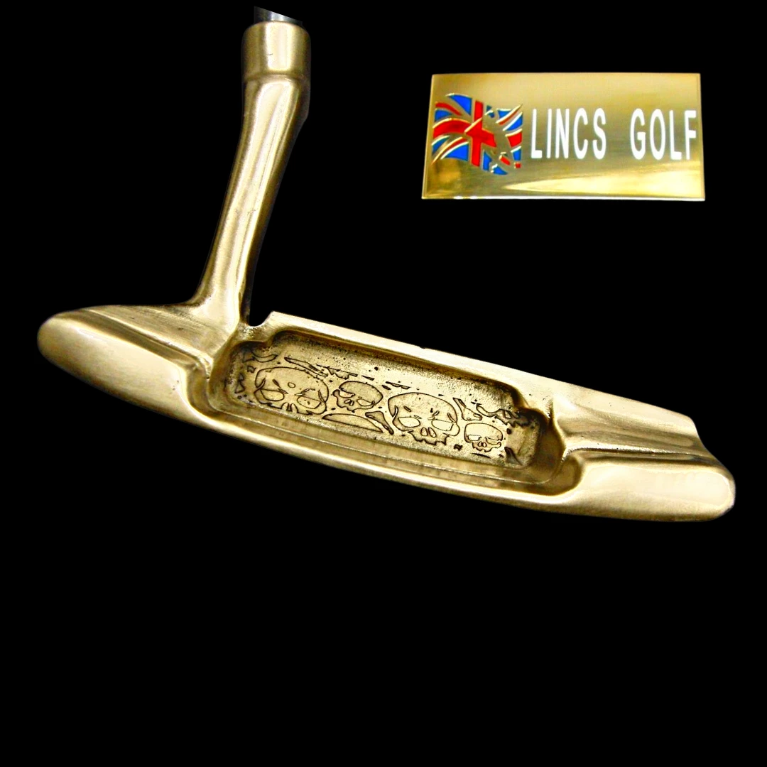 Custom PSYKO Laser Milled Evil Dead Gothic Skull Putter 88cm Long - Image 2