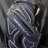 6 Division Nike Black Silver Tour Cart Trolley Golf Bag