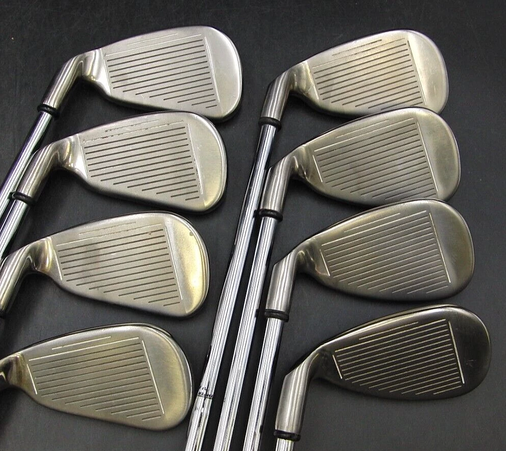 Set Of 8 Callaway Hawk Eye Tungsten Irons 3-PW Regular Steel Shafts GPride Grips - Image 3