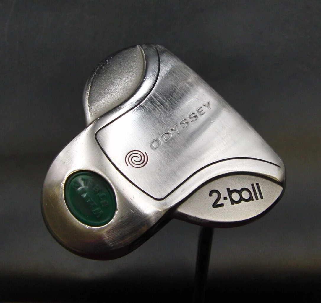 Odyssey 2-Ball White Steel Putter 87cm Length Steel Shaft PSYKO Grip - Image 6