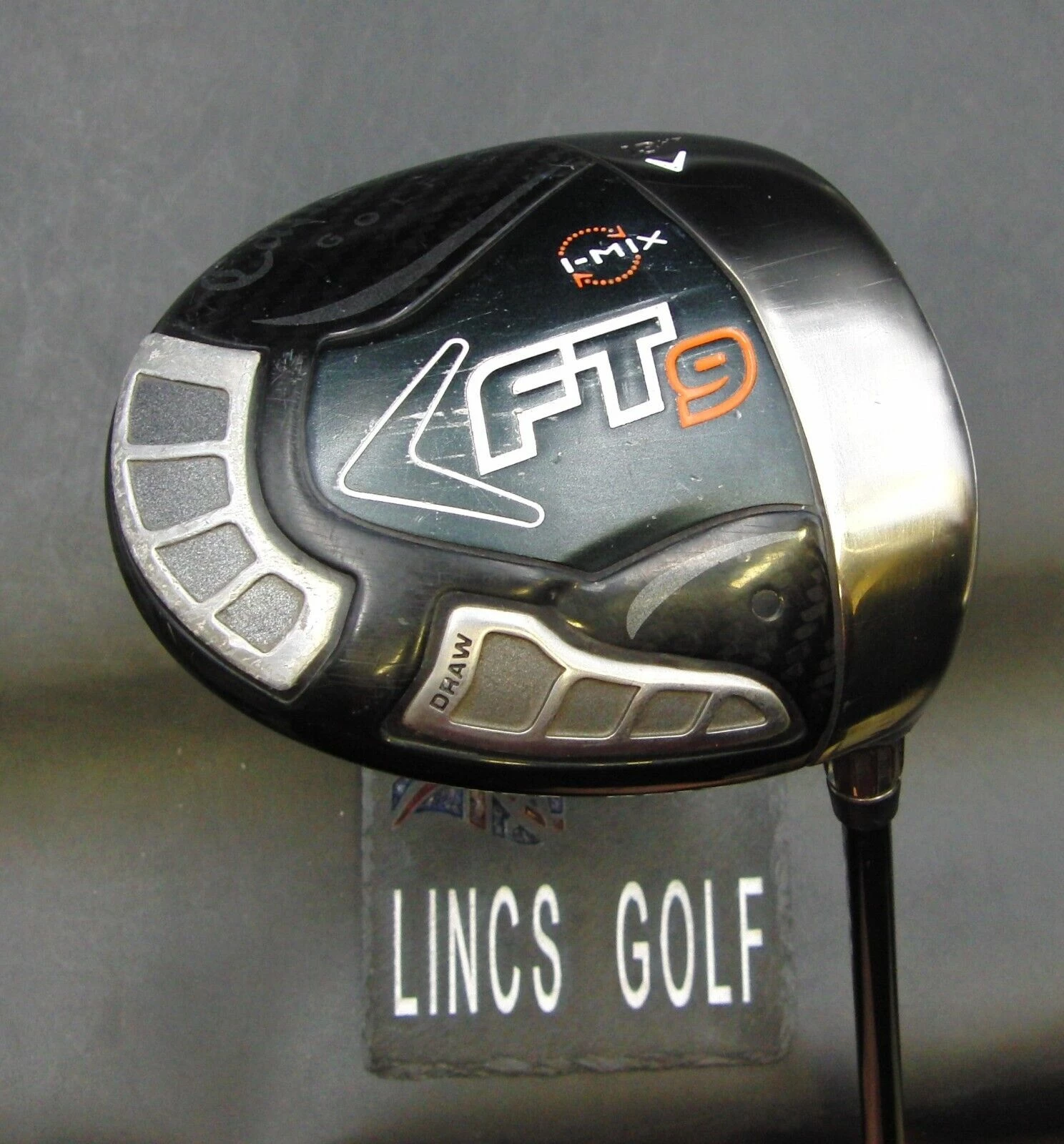 Callaway FT9 I-mix Draw Driver Stiff Graphite Shaft Callaway Grip