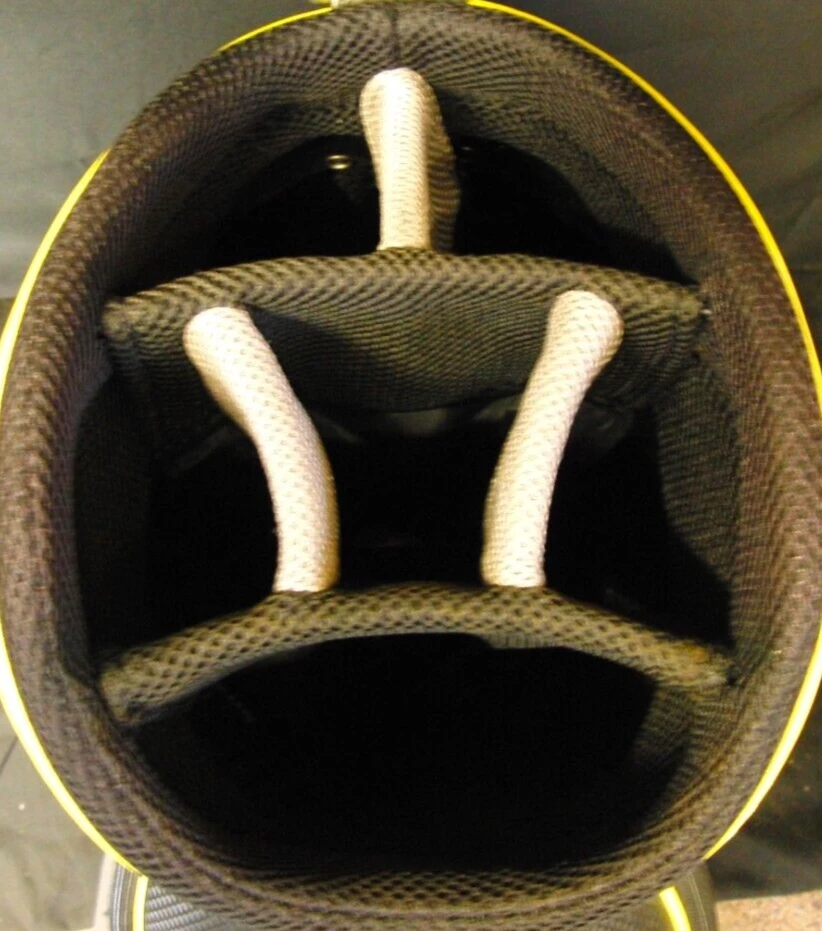 6 Division Kissmark Tour Cart Trolley Golf Clubs Bag - Image 5