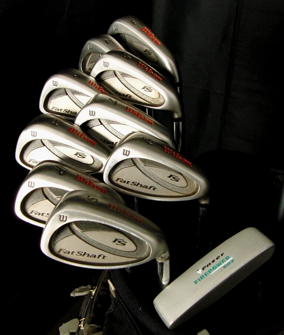 Wilson & Fazer Set Of Wilson Fatshaft 3-SW +Driver +3 Wood +5 Wood +Putter +Bag - Image 7