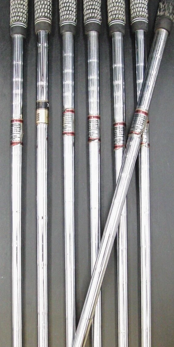 Left Handed Set 7 X Ping Zing 2 Karsten Black Dot Irons 4-PW Stiff Steel Shafts - Image 5