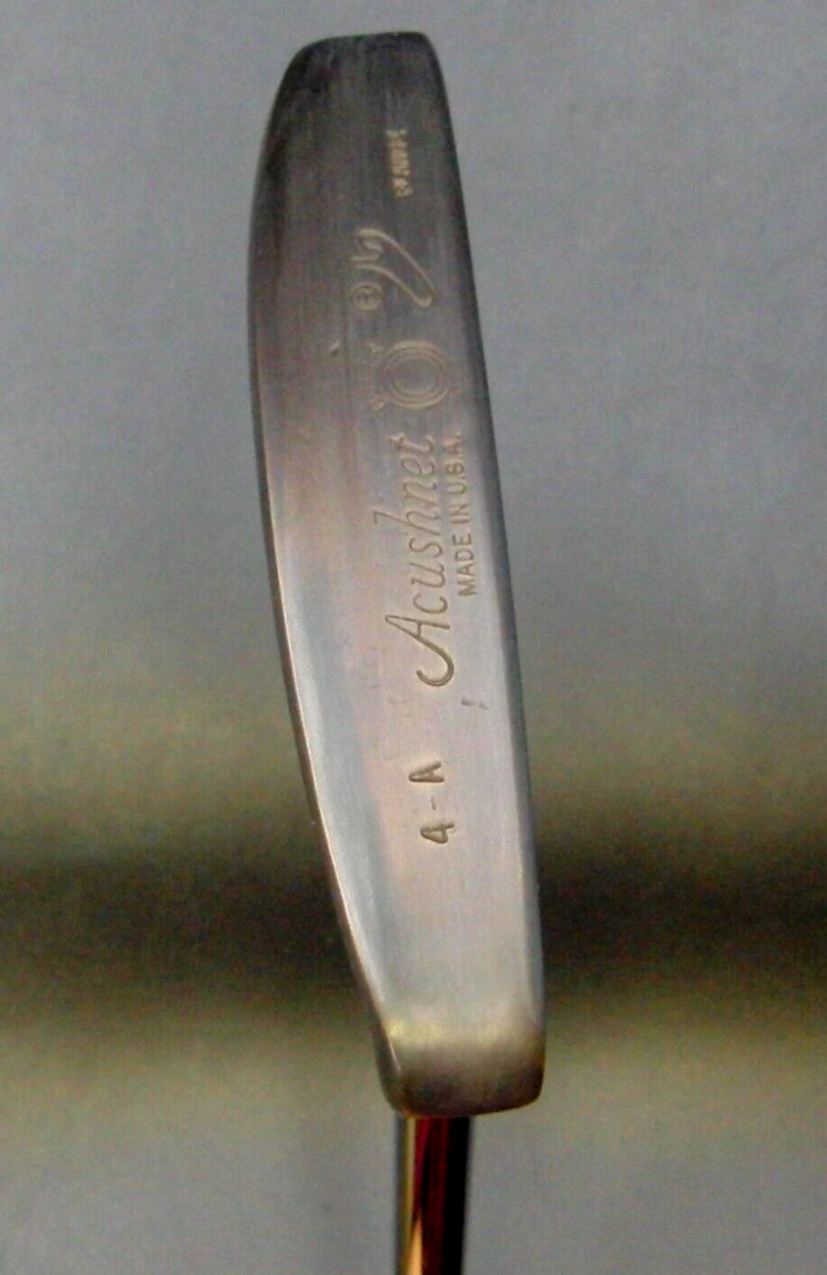 Custom Acushnet 4-A Blackened Putter Steel Shaft Playing Length 87cm