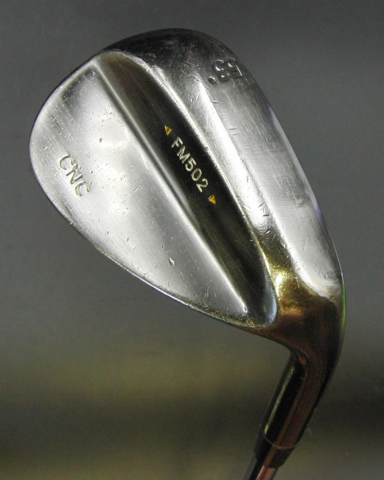 Unbranded Japanese FM502 CNC 53° Gap Wedge Regular Steel Shaft Golf Pride Grip