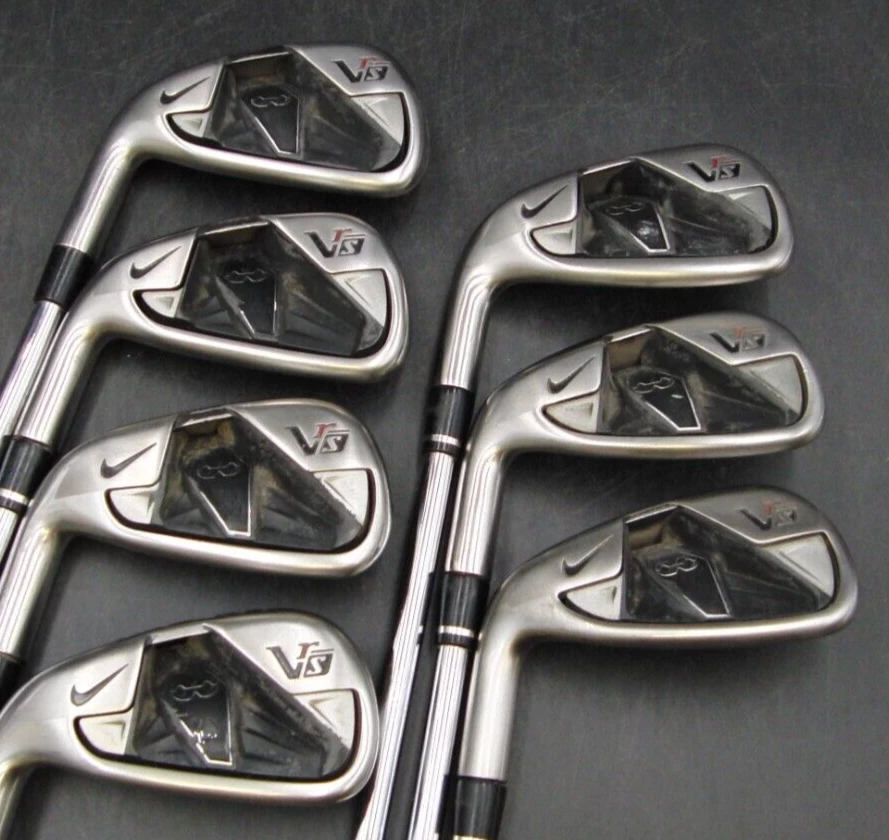 Left Handed Set Of 7 X Nike VRS Covert Irons 4-PW Regular Steel Shafts - Image 3