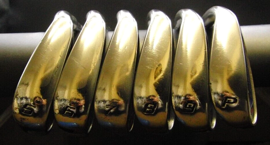 Set Of 6 X King Cobra F8 One Length Irons 5-PW Regular Steel Shafts Cobra Grips - Image 4