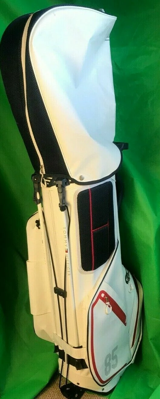 Hardly Used Tommy Hilfiger 85 6 Division Golf Stand Carry Golf Clubs Bag - Image 6