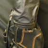 Vintage 3 Division Lyle & Scott Trolley Cart Golf Clubs Bag