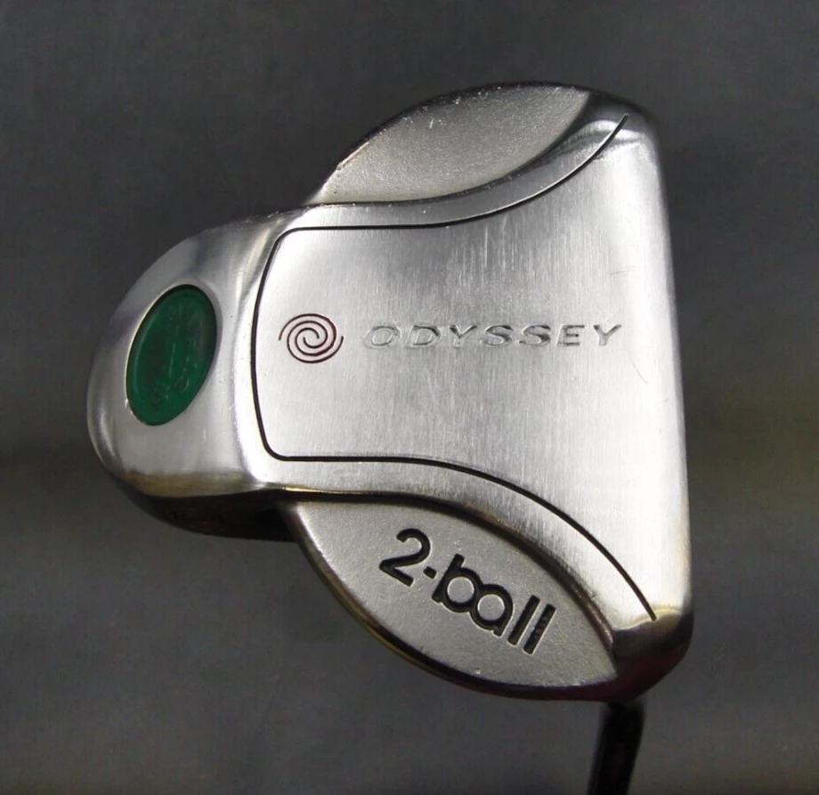 Odyssey 2-Ball White Steel Putter 87cm Length Steel Shaft PSYKO Grip - Image 5