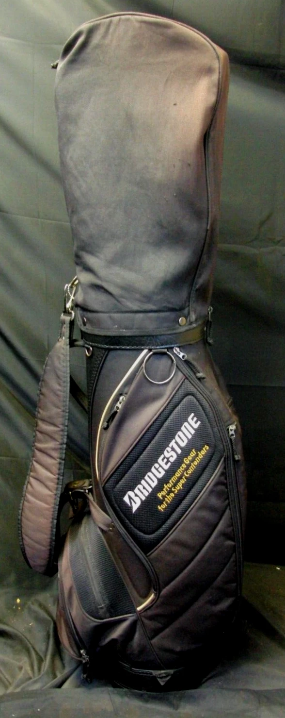 6 Division Bridgestone Tour Trolley Cart Golf Clubs Bag