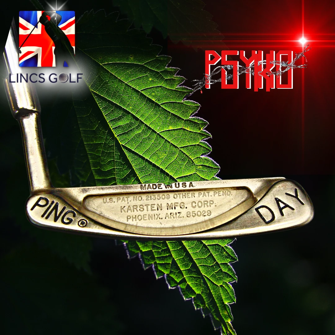 Custom Milled Ping Day Rose Entwined Dagger PSYKO Art Engraved Putter 88cm Long - Image 2