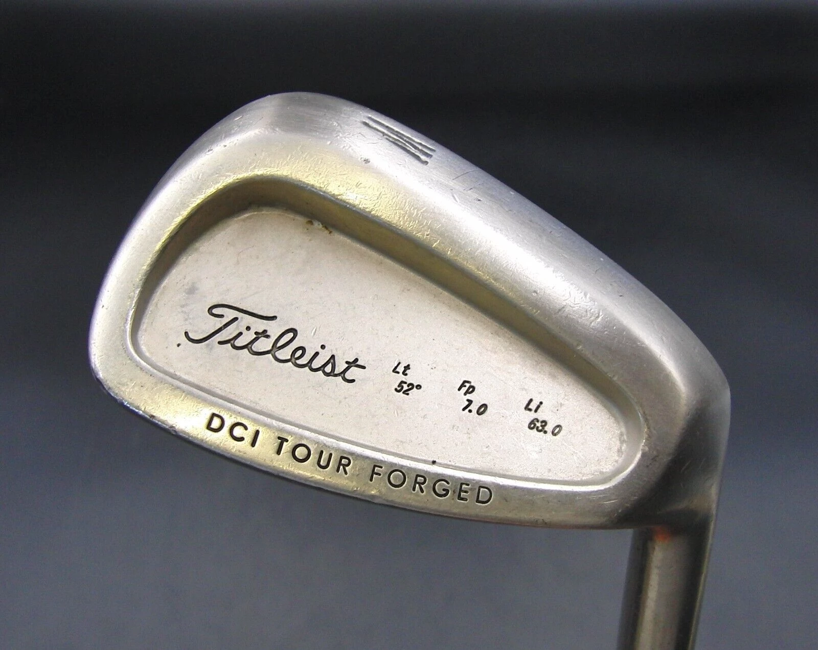 Titleist DCI TOUR Forged Gap Wedge Regular Flex Graphite Shaft Golf Pride Grip