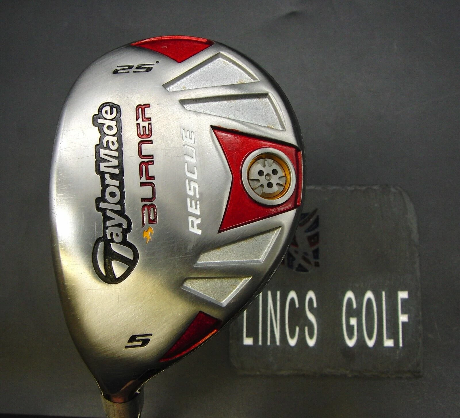 Left Handed Taylormade Burner 25° 5 Wood Regular Graphite Shaft Taylormade Grip