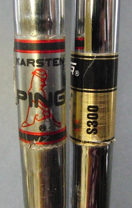 Left Handed Set 7 X Ping Zing 2 Karsten Black Dot Irons 4-PW Stiff Steel Shafts - Image 6