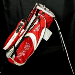 5 Division Ping Hoofer C-1 Tour Cart Trolley Stand Golf Clubs Bag