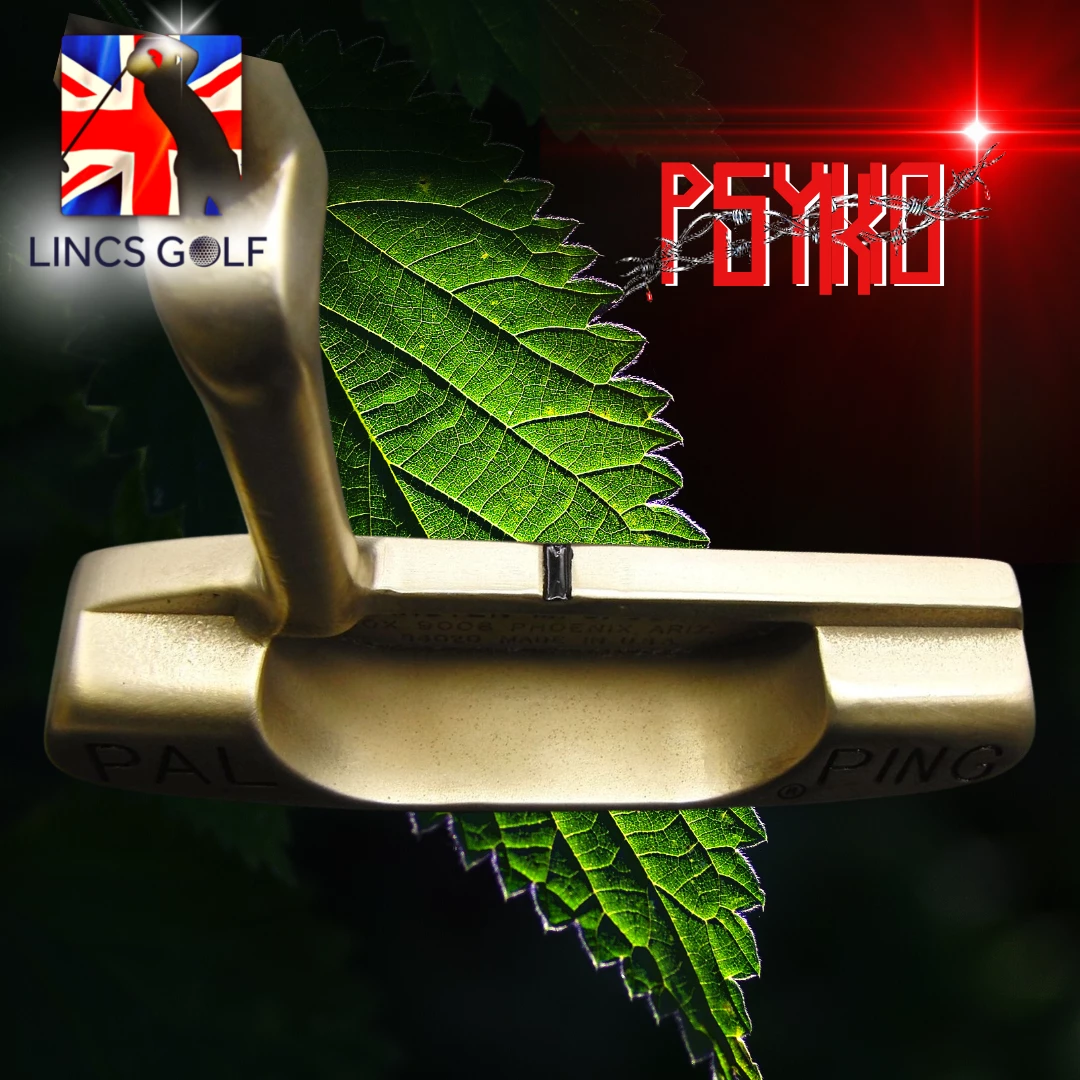 Custom Milled Ping Pal Pirate Theme PSYKO Tattoo Art Engraved Putter 89cm Long - Image 5