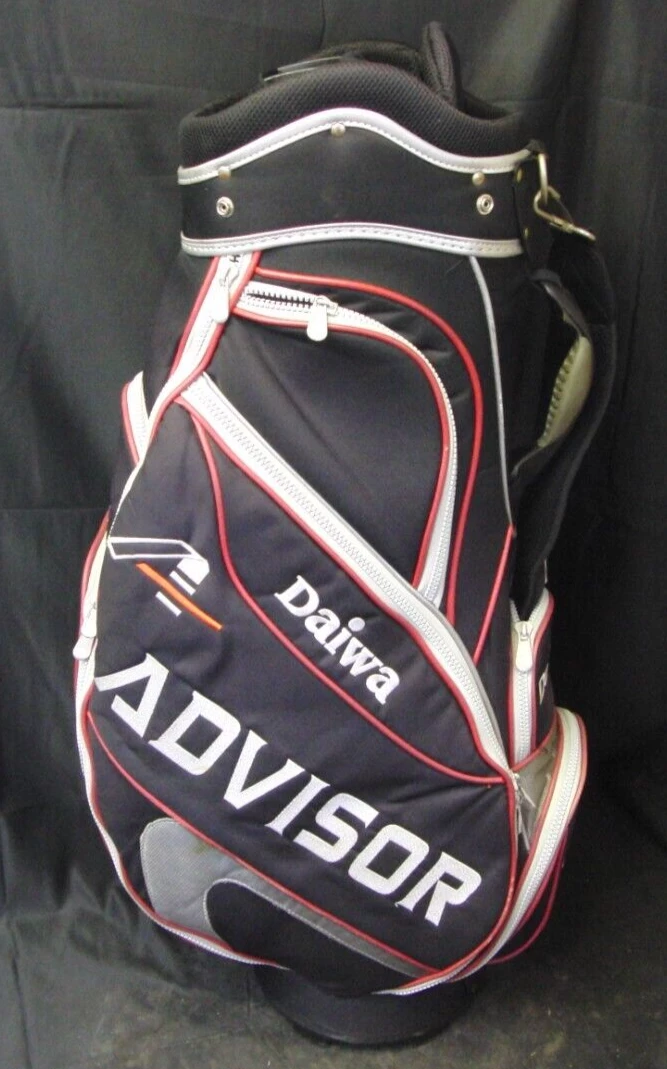Japanese 8 Division Daiwa Advisor Tour Trolley Cart Golf Bag - Image 7