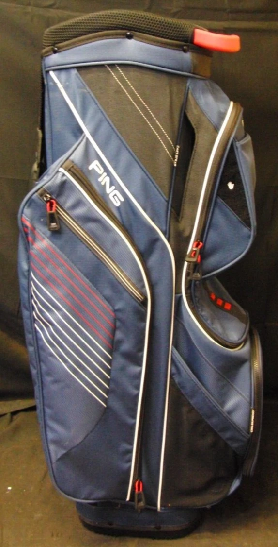 14 Division Ping Traverse Tour Cart Trolley Golf Clubs Bag - Image 6