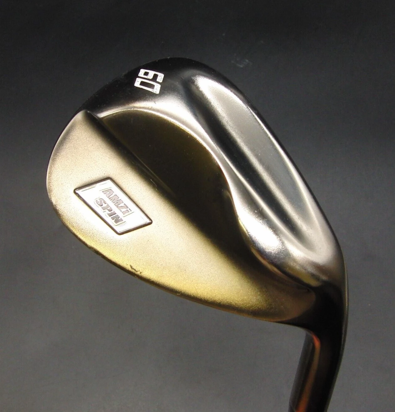 Amzi Spin 60° Lob Wedge Stiff Steel Shaft Golf Pride Grip - Image 7