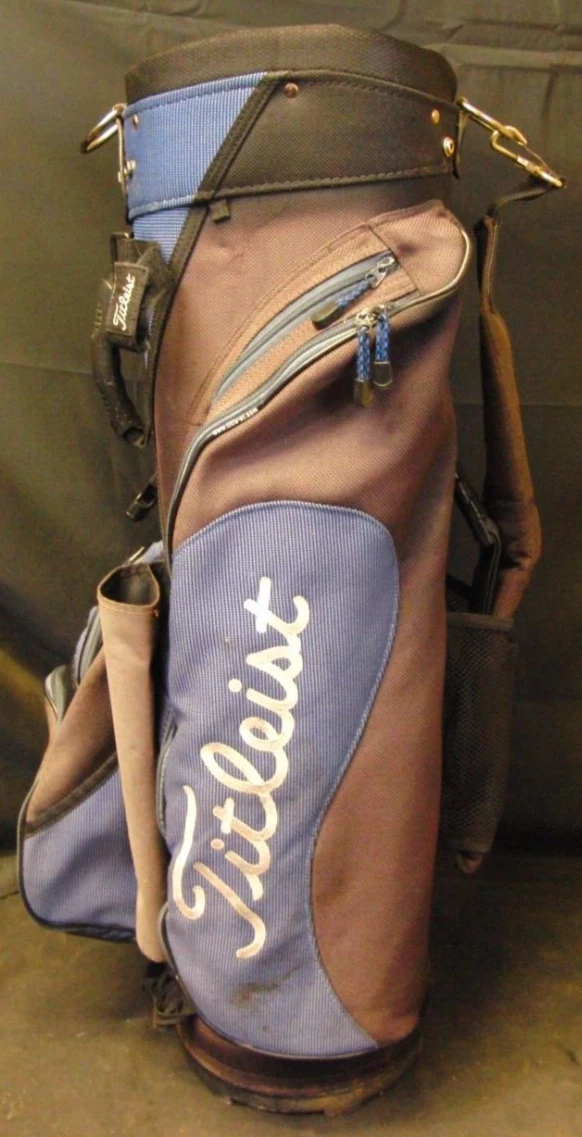 Vintage 8 Division Titleist Tour Cart Trolley Golf Clubs Bag - Image 6