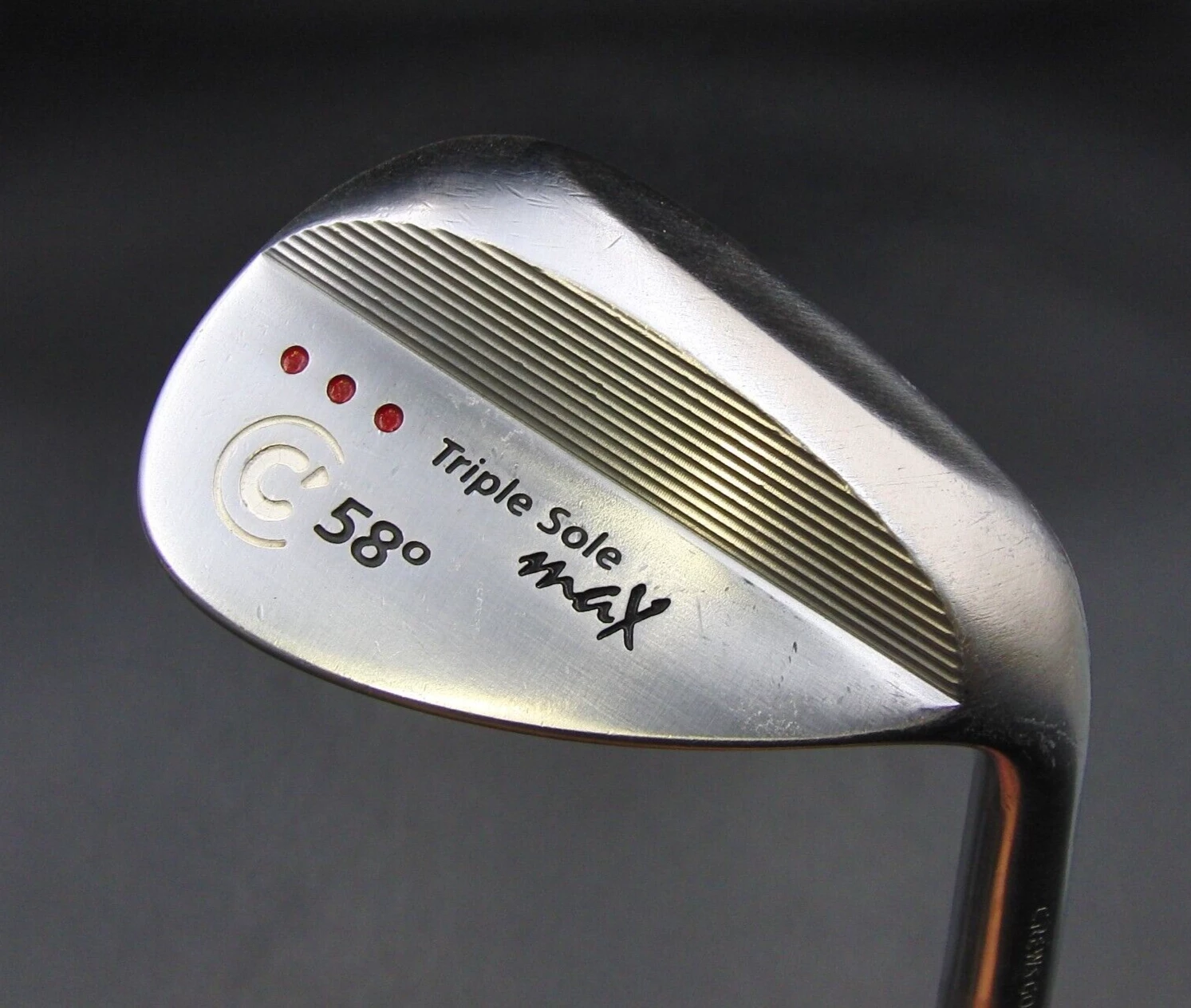 Japanese Crews Golf Triple Sole Max 58° Sand Wedge Regular Steel Shaft - Image 8