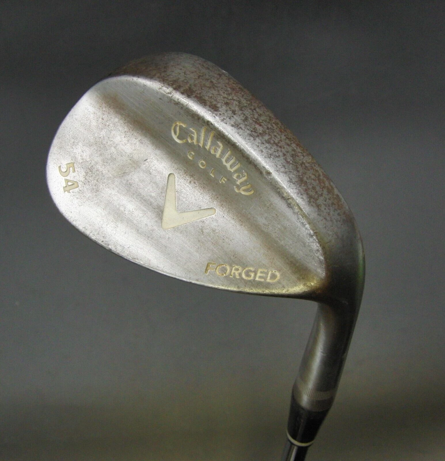 RAW Callaway Forged Gap Wedge 54° Regular Steel Shaft Golf Pride Grip - Image 5