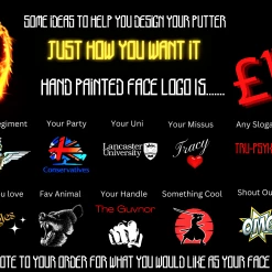 UKusedgolfclubs CUSTOM Putter Face Logo