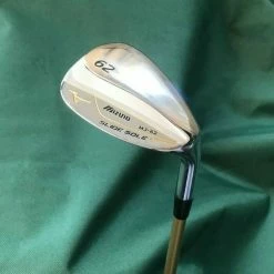 Lincs_golf Mizuno MJ-62 Slide Sole 62 Degree Lob Wedge Stiff Graphite Shaft Mizuno Grip